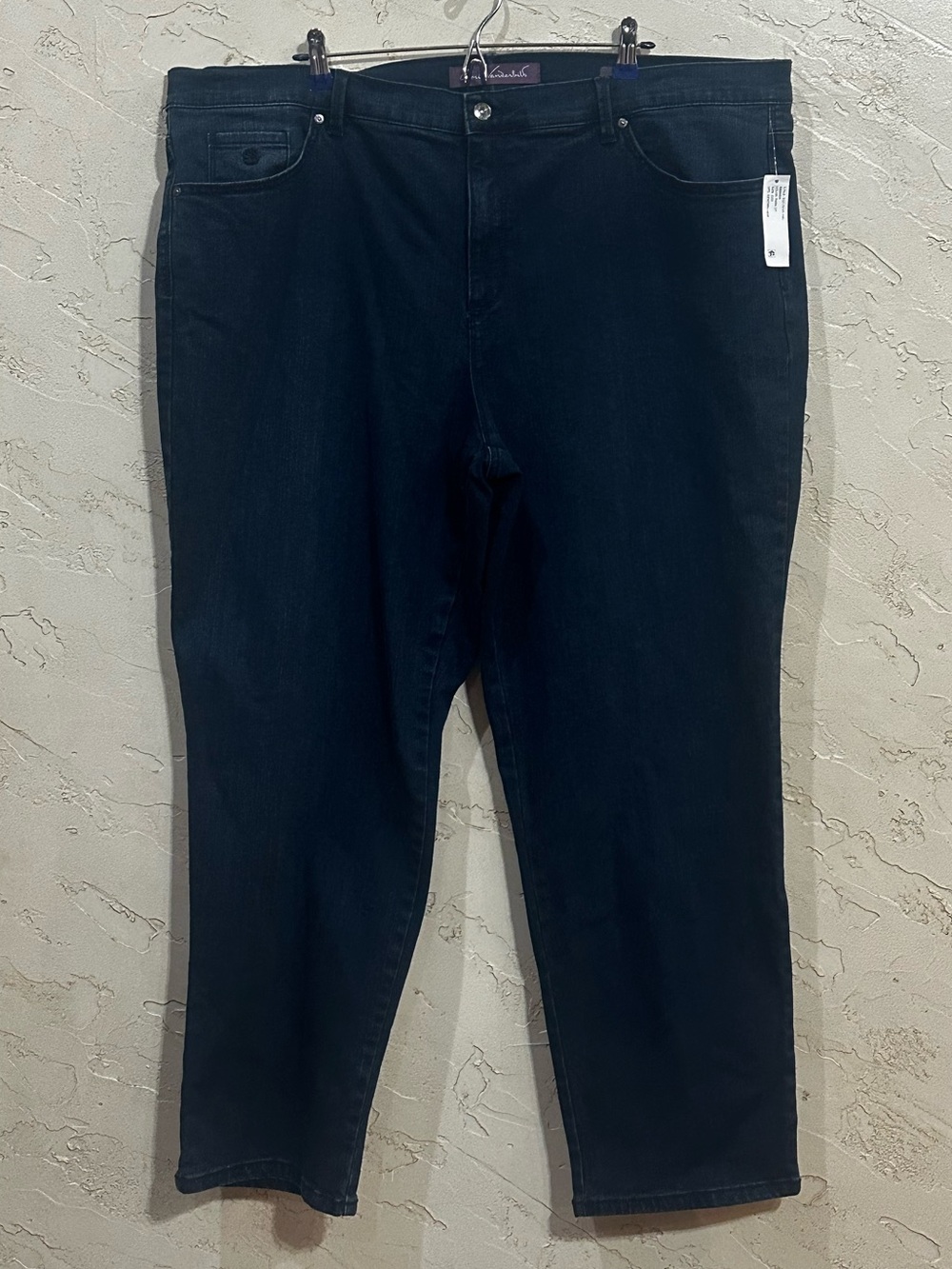 Gloria Vanderbilt AMANDA Slimming Jean Denim Straight Leg size 22W Average NWT